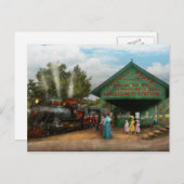 列車 – Catskill, NY – 出発1902を待機中 ポストカード (正面/裏面)