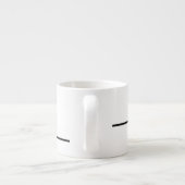 列(白) エスプレッソカップ (裏面)