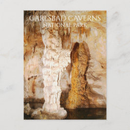 列Stalactites Stalagmites Carlsbad洞窟 ポストカード