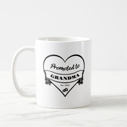 初のおばあちゃん コーヒーマグカップ (左)