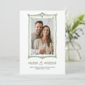 初のクリスマス婚 楽しい結婚発表 シーズンカード (スタンド正面)