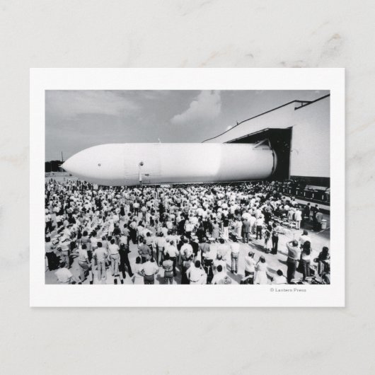 初のスペースシャトル外部タンク ポストカード (正面)