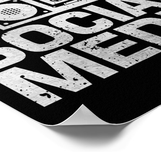 初のソーシャルメディアHamラジオのアマチュア・ラジオ局 ポスター (角)