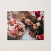 初のバレンタインデー |フォトカスタムー ジグソーパズル (横)