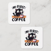 初のブラックコーヒーアドベンチャー スクエア名刺 (正面/裏面)