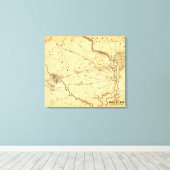 初のブル走ーの戦い – 南北戦争パノラマ9 キャンバスプリント (インサイチュ (ウッドフロア))