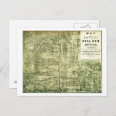 初のブル走ーの戦い – 南北戦争パノラマ9 ポストカード (正面/裏面)