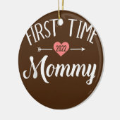 初のママ2022年の新しいママ セラミックオーナメント (左)