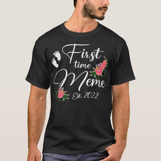 初のミーム2022年母の日の花  Tシャツ (正面)