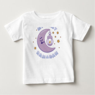 初のラマダンのシャツデザイン ベビーTシャツ