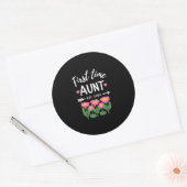 初の叔母Est 2024新しい叔母に昇進 ラウンドシール (封筒)