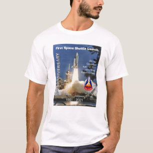 初の宇宙シャトル打ち上げ Tシャツ