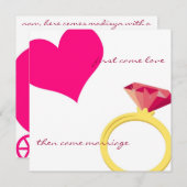 初の来ラブピンク招待状 招待状 (正面/裏面)