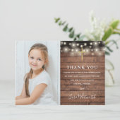 初の聖体聖素朴体電灯写真 サンキューカード (スタンド正面)