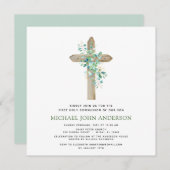 初の聖聖餐式ユーカリ 招待状 (正面/裏面)