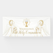 初の聖餐式の崇拝天使のデザインバナー 横断幕 (横)