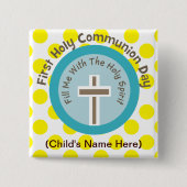 初の聖餐式ボタン 缶バッジ (正面)