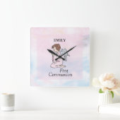 初の聖餐式 スクエア壁時計 (ホーム)