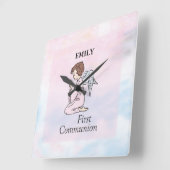 初の聖餐式 スクエア壁時計 (傾斜)