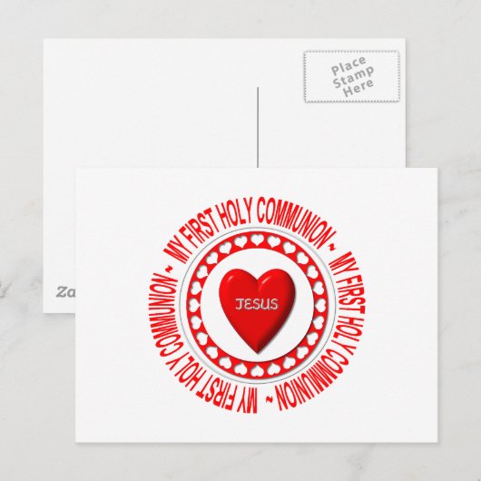 初の聖餐式 ポストカード (正面/裏面)