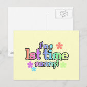 初のMommy-Rainbow Tシャツ&ギフト ポストカード (正面/裏面)