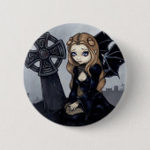 "初めから"運命づけられるボタンをかけて下さい 缶バッジ (正面)