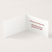 初めてあなたの顔バレンタインデーのカードを見た (内部)