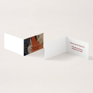 初めてあなたの顔バレンタインデーのカードを見た