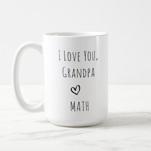 初めておじいちゃん新しいおじいちゃんギフトからベビー コーヒーマグカップ (左)