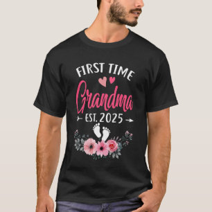 初めておばあちゃんが祖母Est 2025モーメントに昇格 Tシャツ