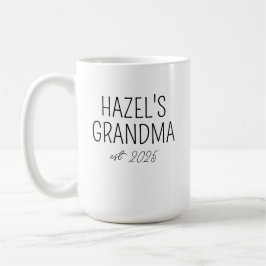 初めておばあちゃんマグカップ、新しいおばあちゃんギフト、最初のGr コーヒーマグカップ