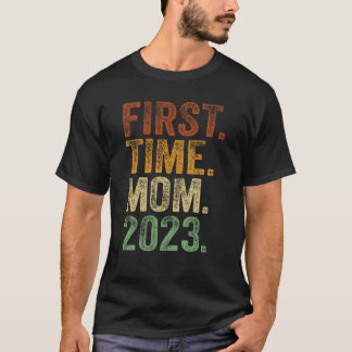 初めてお母さん2023シャツ妊娠お母さんB Tシャツ