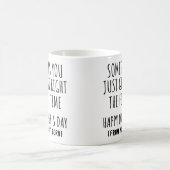初めてでうまくいくこともあるよね ママ コーヒーマグカップ (中央)
