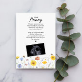 初めてのおばあちゃんになる詩 赤ちゃんがお腹に Bump 招待状