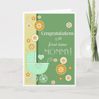 初めてのお母さんのお祝い カード