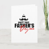 初めてのお父さんデビュー！面白くて新しいパパへのプレゼント シーズンカード (正面)