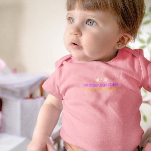 初めてのイースター ベビーボディスーツ