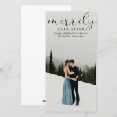 初めてのウェディング メリーリー エバー アフター フォト シーズンカード (正面/裏面)