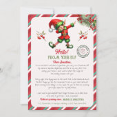 初めてのエルフの到着の手紙 招待状 (正面)