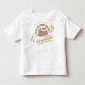 "初めてのカウボーイ・ロデオじゃない" 子供の2歳の誕生日カウボーイ トドラーTシャツ (正面)