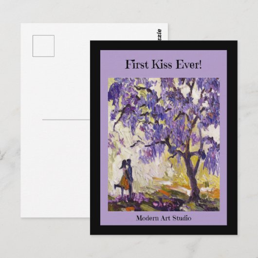 初めてのキス! ポストカード (正面/裏面)