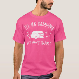 初めてのキャンプ旅行ファミリーキャンパー私は明らかに Tシャツ