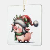 初めてのクリスマスお洒落ズキュートピカスタマイズグ セラミックオーナメント (左)