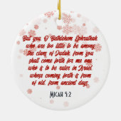 初めてのクリスマスかわいいダルマチアパピーオーナメント セラミックオーナメント (裏面)