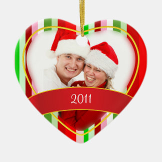 初めてのクリスマスか写真 セラミックオーナメント