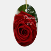 初めてのクリスマスか写真 セラミックオーナメント (右)