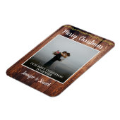 初めてのクリスマスが一緒にメリークリスマスの写真 マグネット (左側)