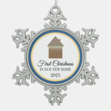 初めてのクリスマスが新しい家に