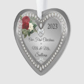 初めてのクリスマスさん |シルバーダイヤモンド夫人の形見 オーナメント (正面)