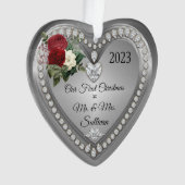 初めてのクリスマスさん |シルバーダイヤモンド夫人の形見 オーナメント (正面)